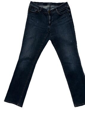 LOFT Dark Indigo Straight Leg Jeans